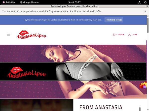 Anastasialipov.modelcentro.com Hacked Account