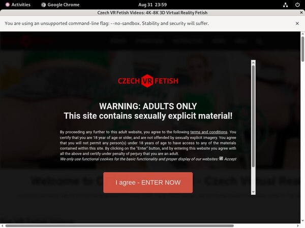 Czechvrfetish.com With Visa