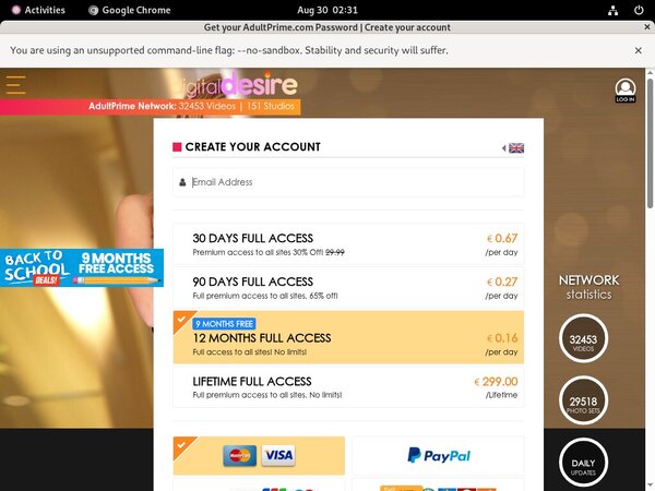 Digital Desire Passwords 2018