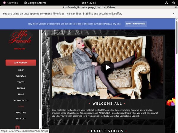 Discount Alfafemale Sign Up