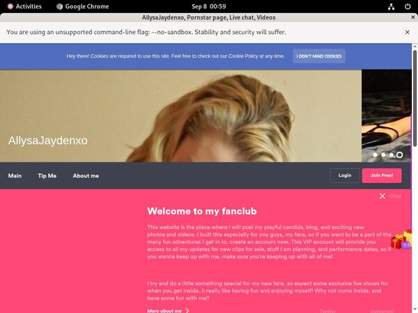 Free AllysaJaydenxo Account Passwords