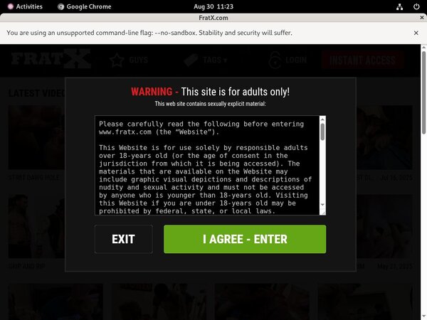 Free Fraternityx.com Trials