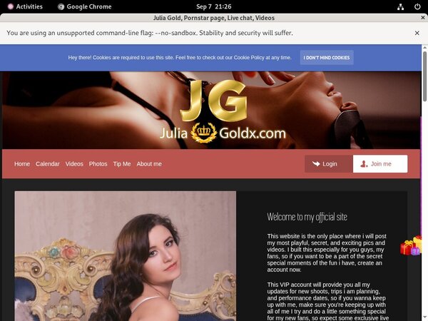 Julia Gold One Time Discount