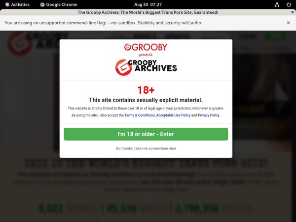 Make The Grooby Archives Account