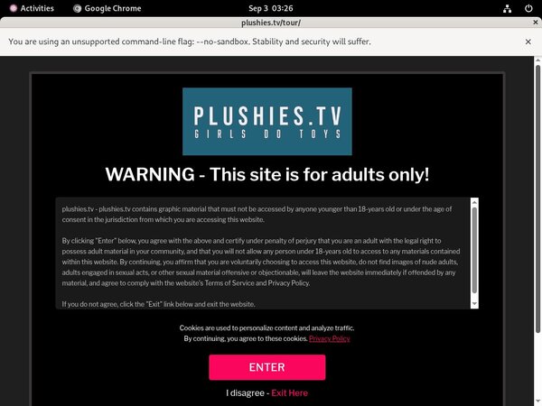Plushies.tv Account Login