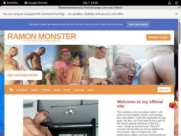 Ramonmonstercock Free Trial Member