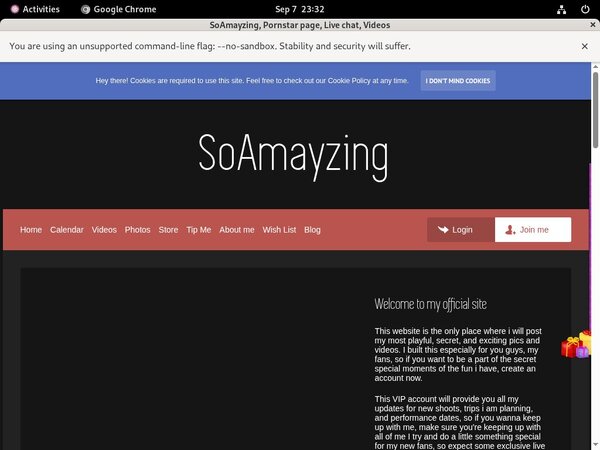 SoAmayzing Fresh Passwords