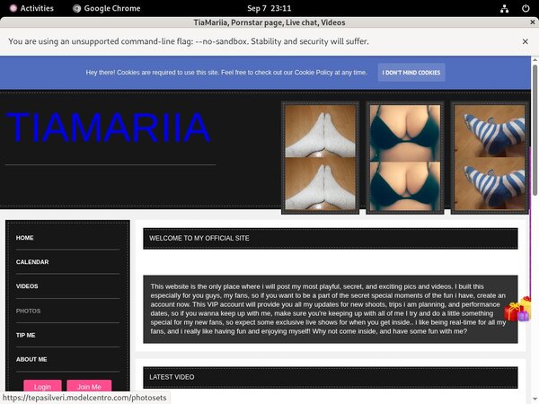 Tepasilveri.modelcentro.com Username