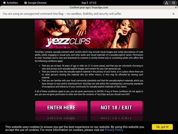 Yezzclips.com Nude Pictures