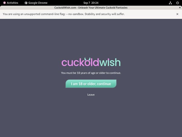 Free Cuckoldwish Subscription