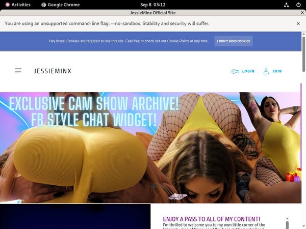 JessieMinx User Name Password