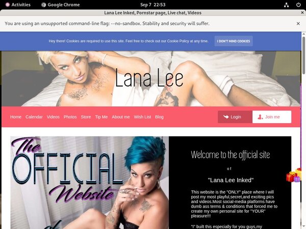 Lana Lee Inked Free Logins