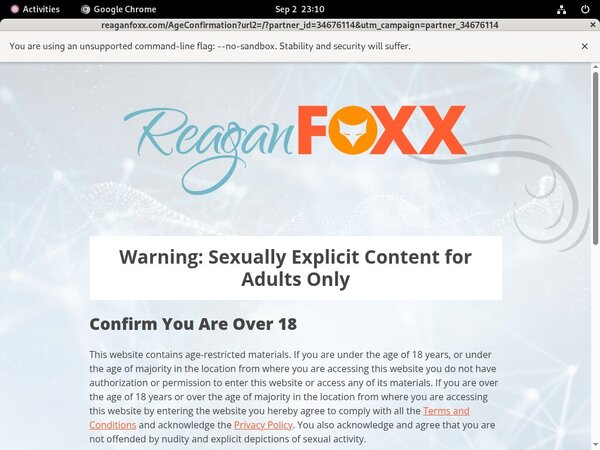 Reaganfoxx.com Hack Account