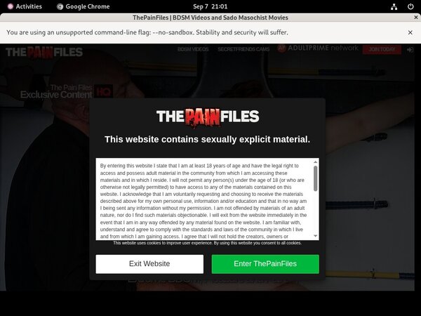 Thepainfiles Sign Up Again