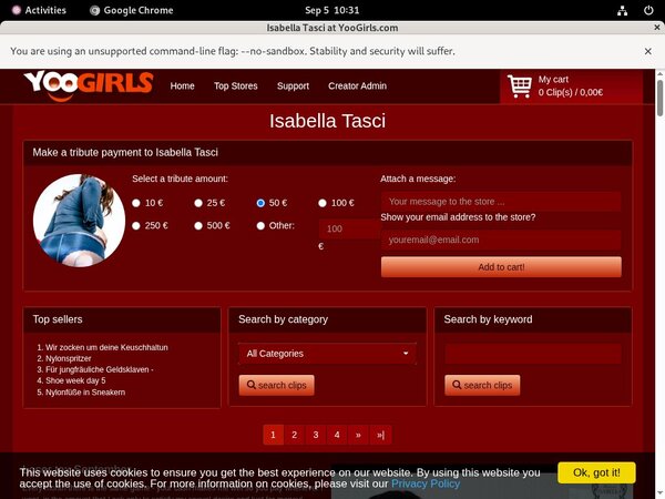 Accounts Isabella Tasci