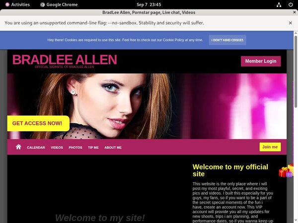 Bradleeallmodelcentro.com Trial Membership