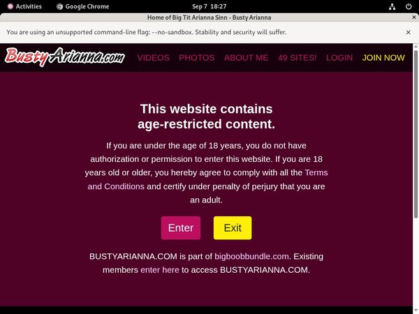 Bustyarianna.com Paypal Offer