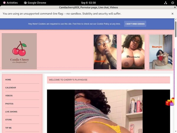Camilacherryxxx Account 2014