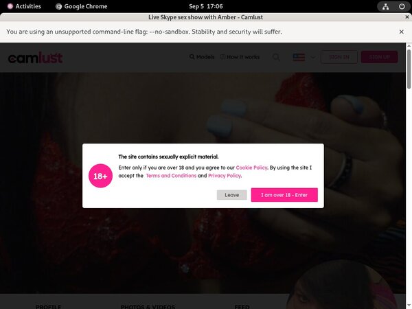Camlust.com Mobile Pass