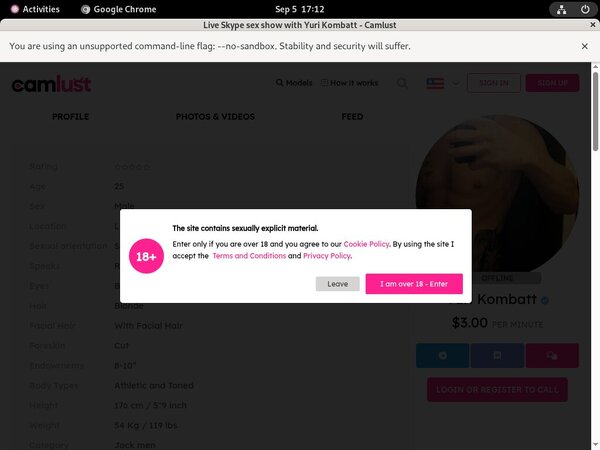 Camlust.com Subscriptions