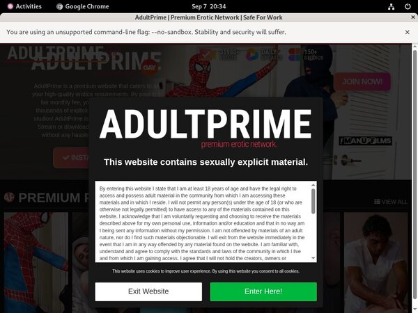 Com Adult-prime Password