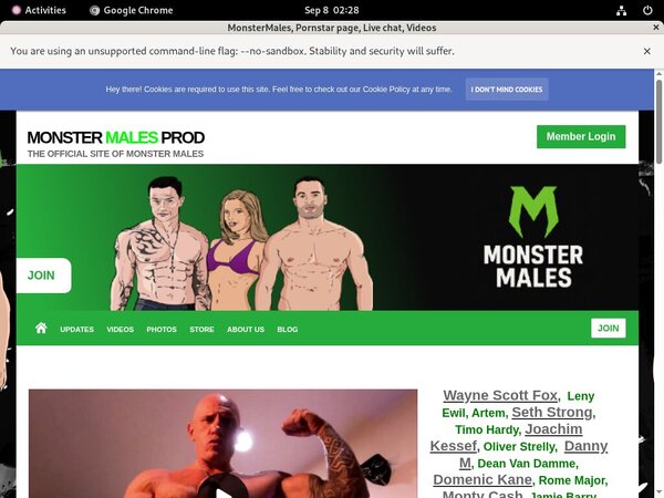 Create Monstermalesprod.com Account