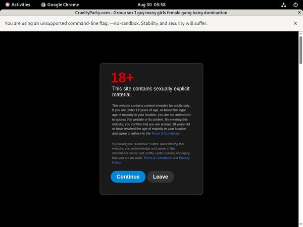 Crueltyparty.com Latest Passwords