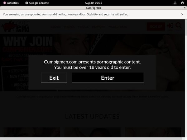 Cumpigmen.com Website