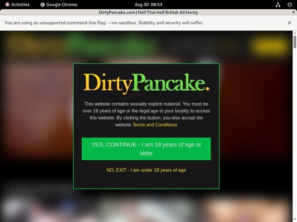 Dirtypancake.com With JCB Card