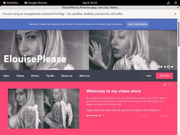 Free Logins For ElouisePlease
