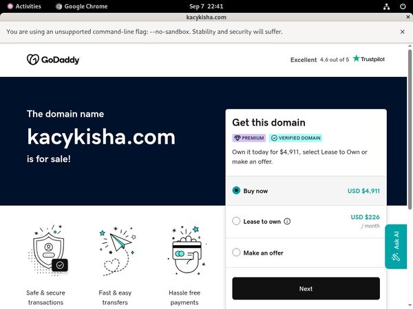 KacyKisha One Time Discount