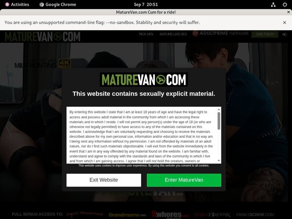 Maturevan.com With Paypal Account
