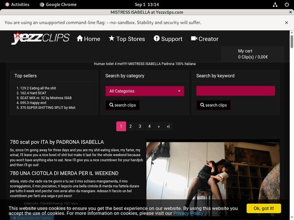 Mistress Isabella Coupons