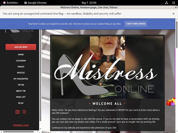 Mistressonline Free App