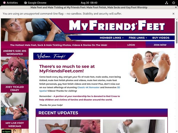 Passwords My Friends Feet