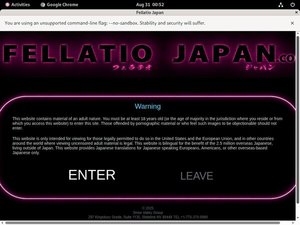 Sign Up To Fellatio Japan