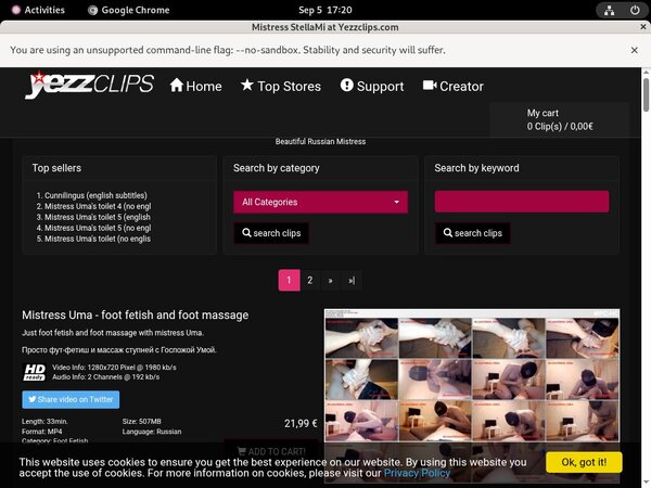 Stellami Mistress Membership Trial