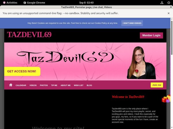 TazDevil69 Login Generator