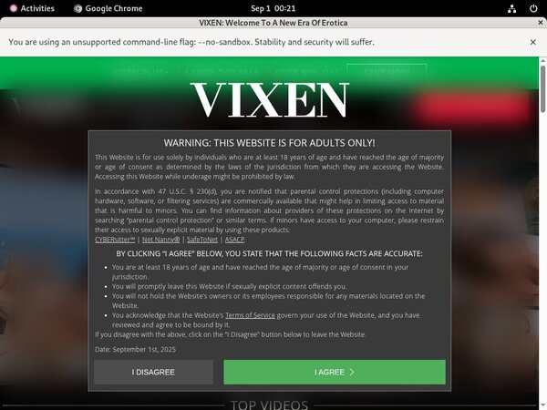 Trial Membership For Vixen.com
