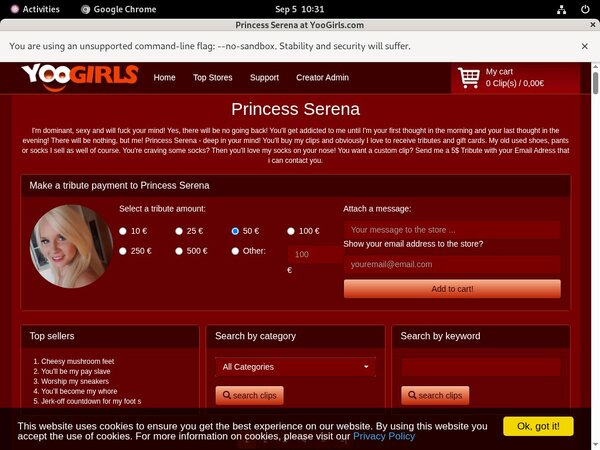 Try Princess Serena