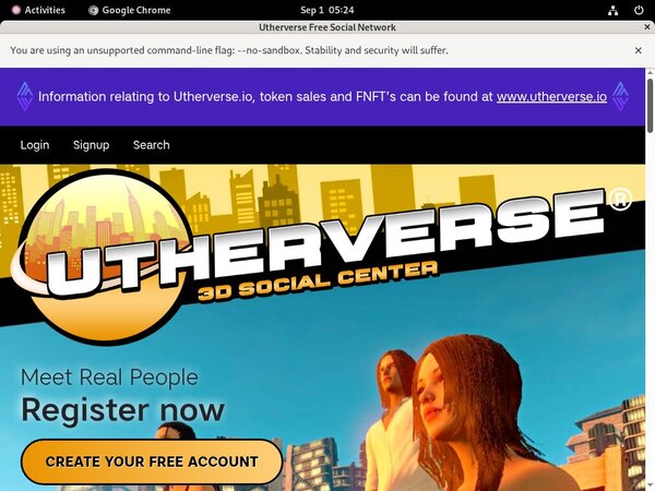 Utherverse Discount Trial