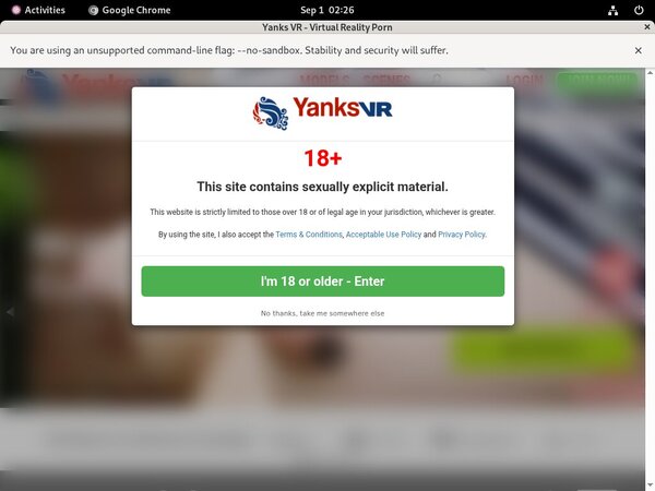 Yanks VR Membership