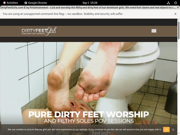 Dirty Feet Girls Free Trial Memberships