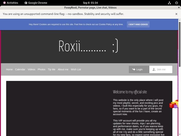 Foxxyroxii Passwords For Free