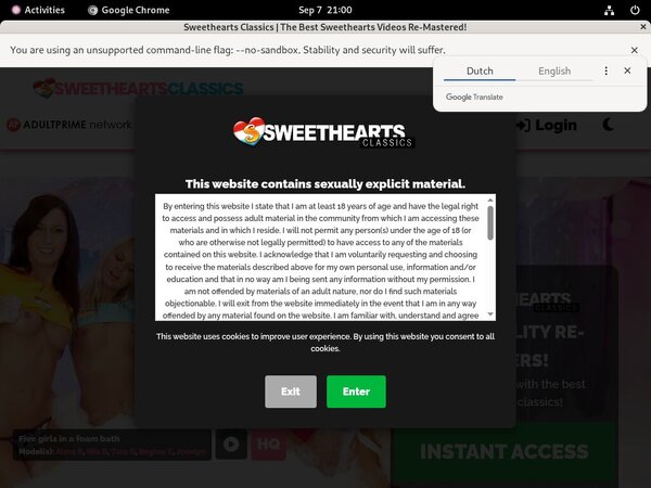 Free Account In Sweetheart Classics