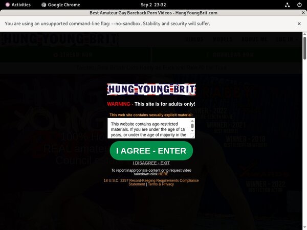 Get Hung Young Brit Trial Membership