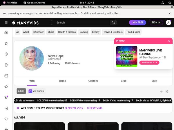 Manyvids.com Save Money