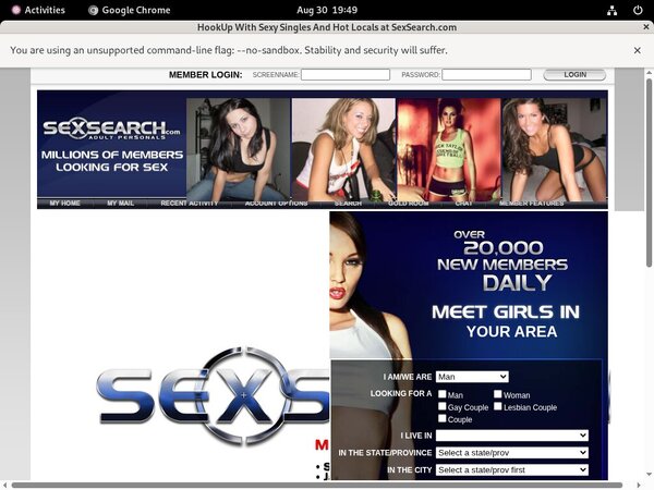 Sex Search Free Trial Coupon