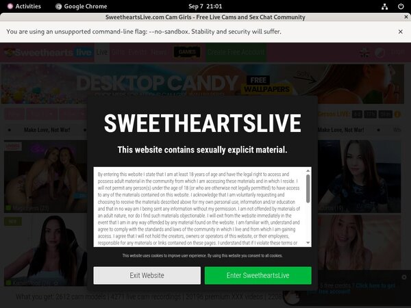 Sweetheartslive Free Trial Link