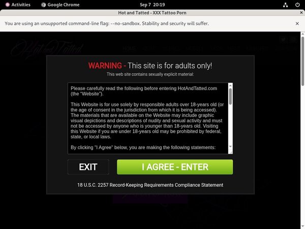 Free Hot And Tatted Trial Account